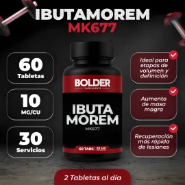 Ibutamorem Mk677 Definición Masa Tabs Serv 20mg Bolder Sabor