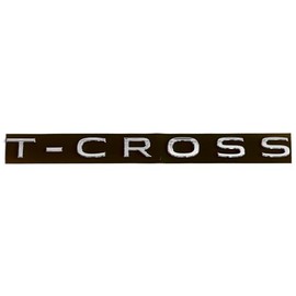 Volkswagen 2GM853687A2ZZ Lettering T-Cross Tailgate Sticker Model Name Emblem Logo, Silver