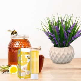 Mascarilla de Cera para Manos de 30 Ml, Mascarilla para Manos con Lágrima Hidratante Y Nutritiva de Oro de 24k, Miel Y Leche Cera para Manos Suave Mascarilla con Cáscara Suave