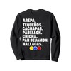 Venezuela Essen Arepa Pabellon Cachapas Pabellon Chicha Sweatshirt, black