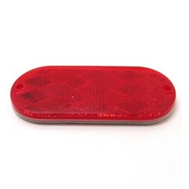 bulbsandbatteries Replacement for OVAL RED REFLECTOR 2FIVE FOR ELECTRIC RXV 2+2 2014 GOLF CART