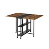 CHOEZON Folding Dining Table, Movable Dining Table, Expandable Kitchen Table,