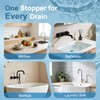 6 Packs Drain Stopper Set with Pull Ring, Jamini Rubber