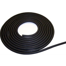 USA Premium Store 3 FEET 1/8 ID x1/16 w x 1/4 OD Surgical Latex Rubber Tubing Black