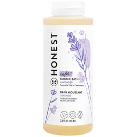 The Honest Company Foaming Bubble Bath Gentle Tear-Free Hypoallergenic Baby Wash with Naturally Derived Ingredients Lavender Calm 12 fl oz