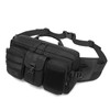 IDEASHOW 2-Way Waist Bag, Multi-functional Waist Pouch, Storage Capacity, Body