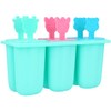 com-four® 2 x Ice Cream Moulds for Popsicles - Popsicle