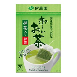 Itoen Oi Green Tea (with Matcha) 0.06 oz (1.8 g) x 20 Bags Eco Tea Bags