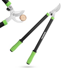 WORKPRO Bypass Lopper, 28" Branch Cutter with 65MN Spring Steel Blade, Heavy Duty Tree Trimmer with 1-1/4inch Cutting Capacity, Perfect for Cutting Shrubs and Branches