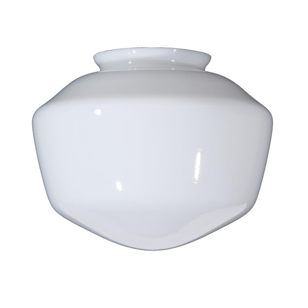 B&P Lamp® 8 1/2" Diameter and 4" Fitter OPAL [Milk