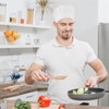 TIESOME 2PCS Adjustable Elastic Chef Hat, Reusable and Washable Durable