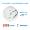 ECOELER 4 Inch LED Disk Light, Dimmable Flush Mount Ceiling