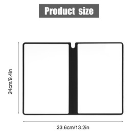Reusable Notebook, Wipe Clean Notebook 24 x 16.5 cm, Portable Dry Wipe A5 Notebook, Erasable Notebook Dry Wipe for Office, Business, Home (Grey)