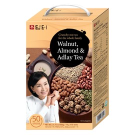 DAMTUH Walnut Almond Adlay Mixed Powder and Super 12 Grains Mixed Powder Misugaru Meal Replacement Shake Bundle Pack 50 Count + 40 Count (Pack of 2)