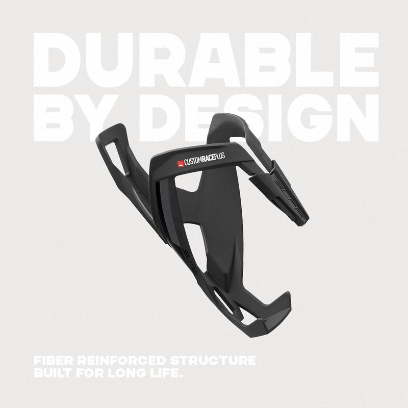 Elite Custom Race PLUS Bottle Cage (2020) Black Glossy/White 0140643