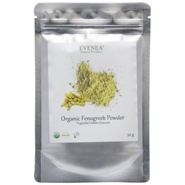 Organic Fenugreek Powder for hair and skin - nutrition, regeneration (50g)
