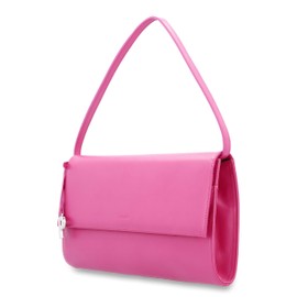 Picard AUGURI Women's Evening Bag Made of Cowhide Leather, Small, Medium, with Magnetic Closure, Evening Bag, Daily Life, Evening, Going Out, pink