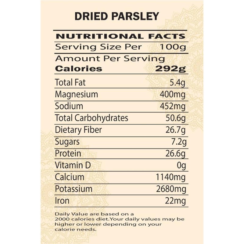 Dried Parsley ( 100g / 3.52oz ) | Parsley Herb