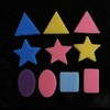 DYNWAVE 18pcs Geometric Sponge Painting Shapes for Toddlers Early Learning
