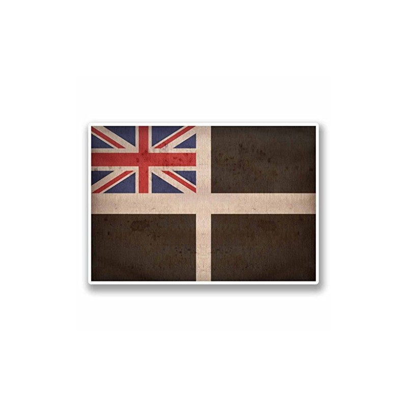 2 x 10cm/100mm Cornwall Cornish Flag Window Cling Sticker Car