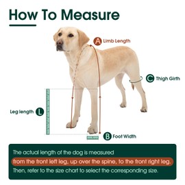 Dog Suspender Boots, Anti-Slip & Fall Waterproof Dog Shoes Leggings, Dog Paw Protector for Small Medium Dogs, Adjustable Dog Boots Pet Shoes for Outdoor Walking Black,L