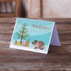 Caroline's Treasures CK4447GCA7P Skinny Guinea Pig Merry Christmas Greeting Cards