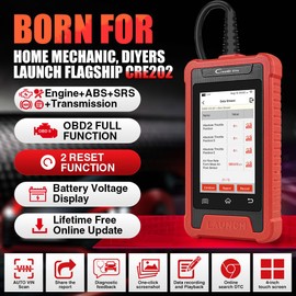 LAUNCH Elite ABS Bleeding Scan Tool,Engine Transmission ABS SRS OBD2 Scanner Diagnostic Tool,Throttle Reset Code Reader,Lifetime Online Update,4'' Touch Screen,AUTO VIN,Battery Test,Live Data Graph