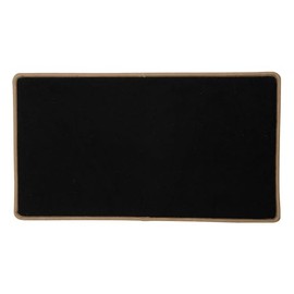 1990-1996 Corvette C4 Convertible Cargo Mat in Black Carpet with Saddle Tan Binding