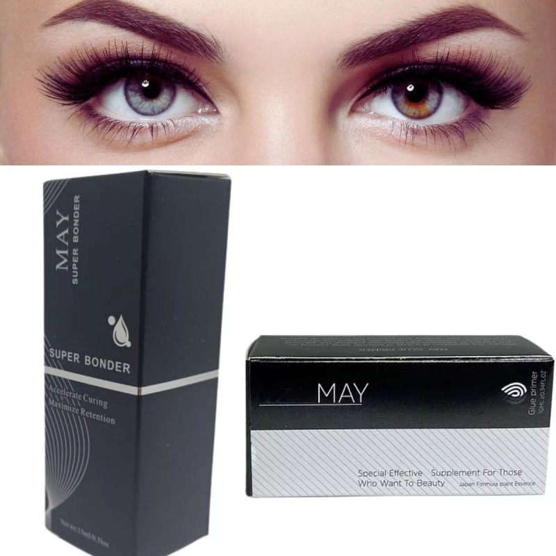 May Sellador Super Bonder + Primer Extensiones Pestañas Lashes