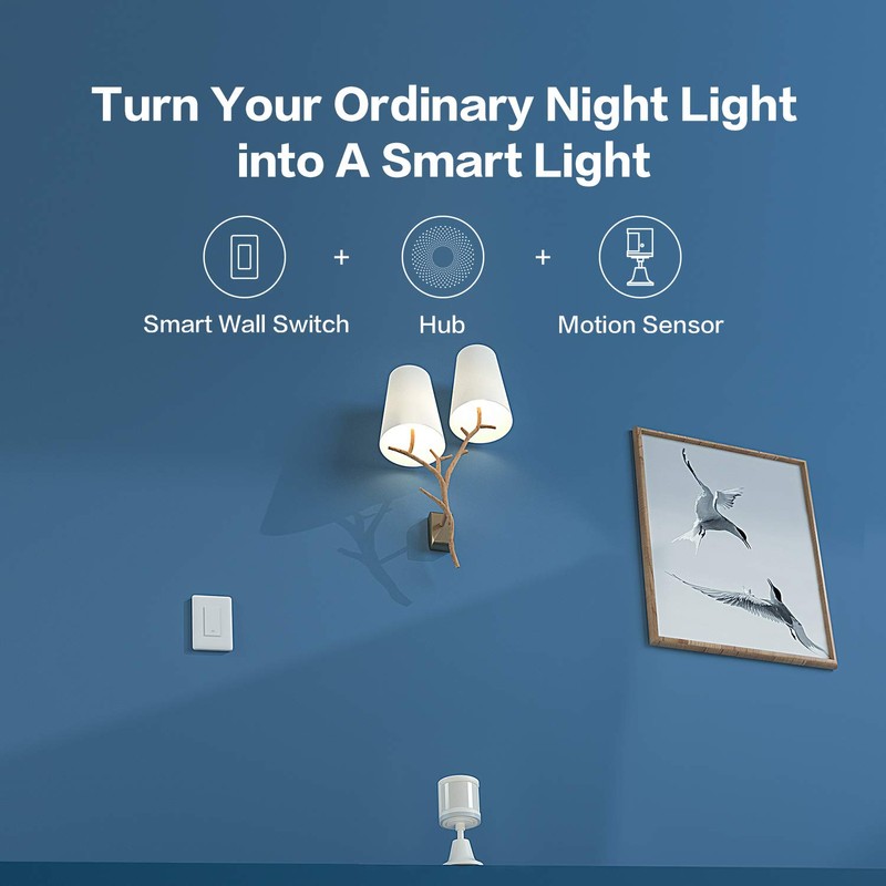 Aqara Smart Light Switch (with Neutral, Single Rocker), Requires AQARA