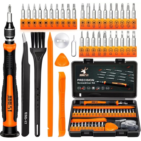 Branded JOREST 38Pcs Small Precision Screwdriver Set with Torx T5,