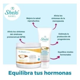 Polvo Y Crema Camote Silvestre Menopausia Equilibra Hormonas