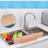 DOERDO Sink Water Splash Guard with 6Pcs Attached Sucker, Sink