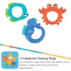 Nuby Starfish Ring Toss Bath Toy, Includes 3 Toss Rings