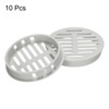 sourcing map 10Pcs 60mm/2.4in Air Vents Circular Soffit Vents, Light