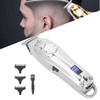 USB Rechaegeable Hair Clipper LCD Screen Electric Hair Styling Trimming