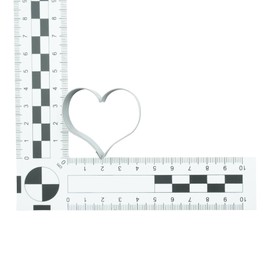 5 Stück Ausstecher Gebogen glatt Herz Ausstecher Edelstahl Ausstecher