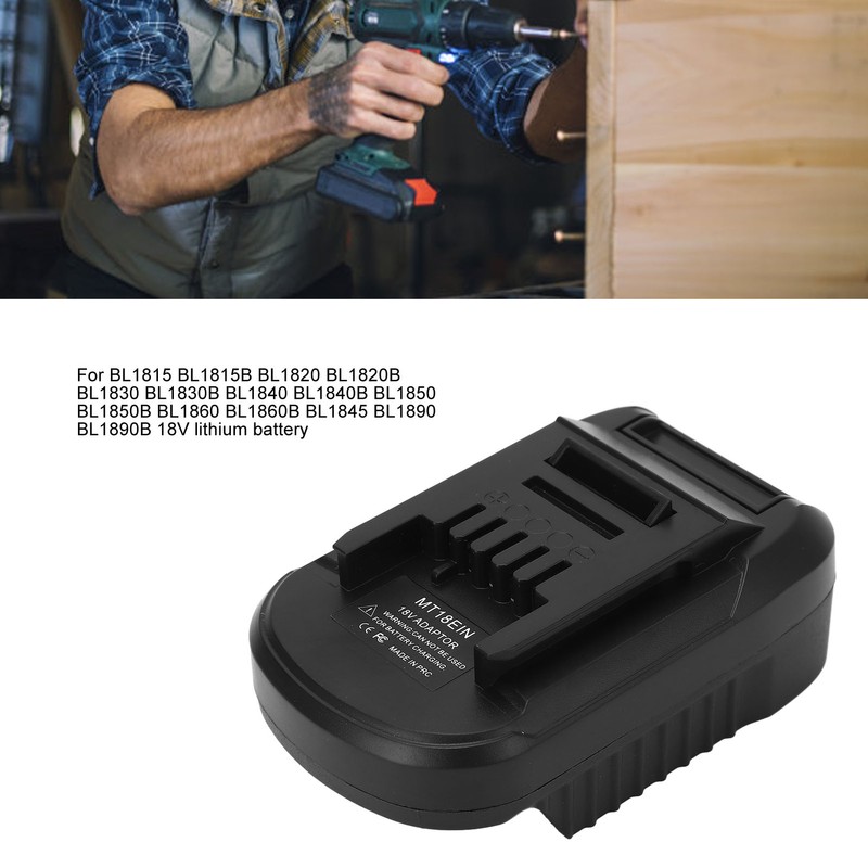 18V Lithium Battery Adapter Cordless Power Tool Converter for BL1815