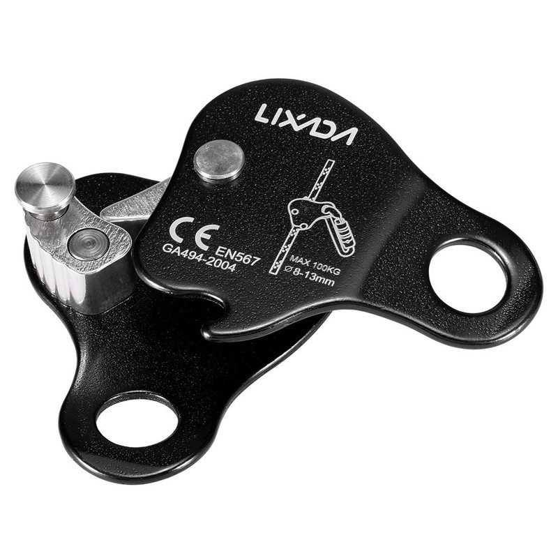 Lixada Rock Climbing Ascender Ultralight Fall Arrest Protection Belay Device