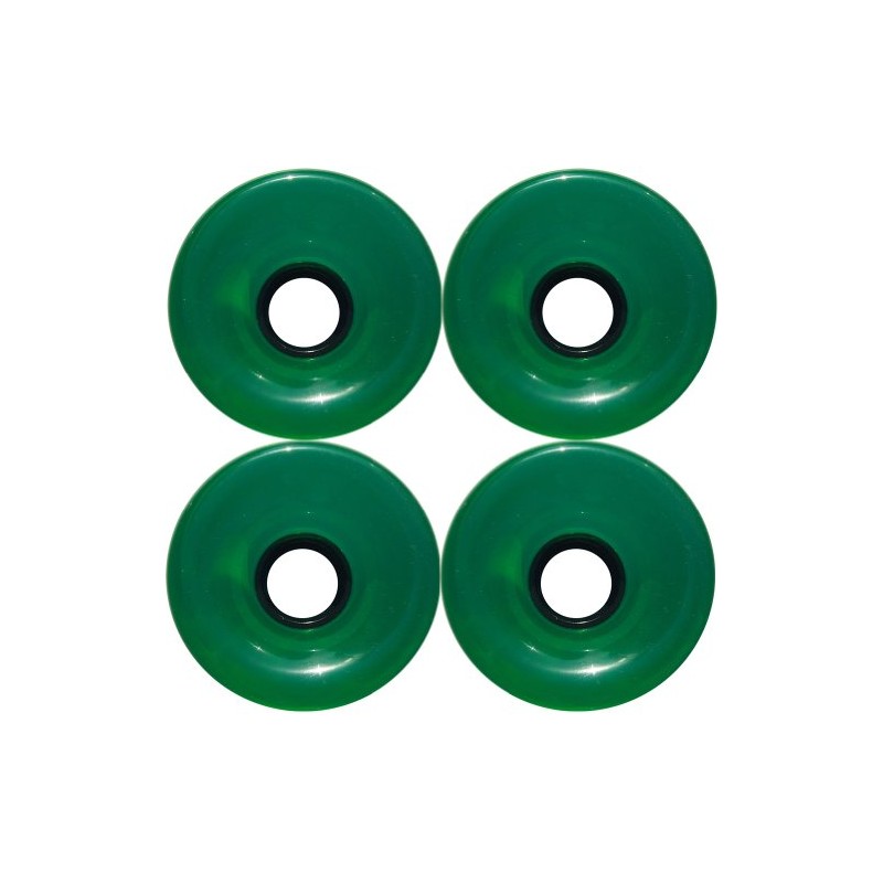 choice 78a Longboard Wheels (Offset), Green, 76mm