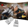 Magnetic Tool Belt Clip with Bit Holder and Screws, Power