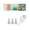 #5 Piping Tip and Bag Set – 3 Round Decorating