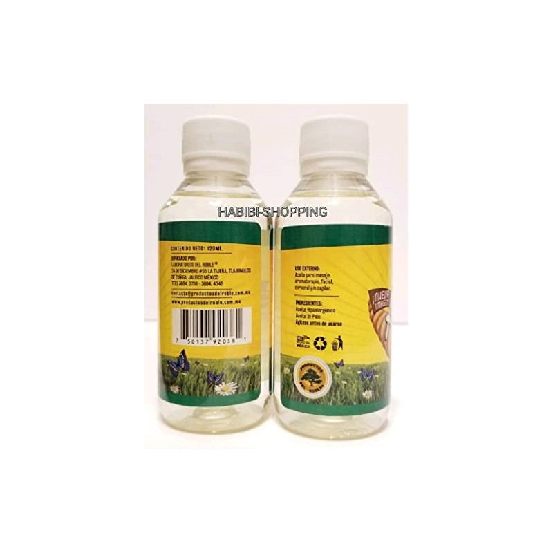 2X STICK OIL Massage Aromatherapy ACEITE DE PALO Para Masajes