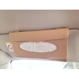 HomeElabador Tissue holder for car sun visor Tissue Holder for car napkin holder pu leather napkin holder for sun visor tissue dispenser tissue holder bag