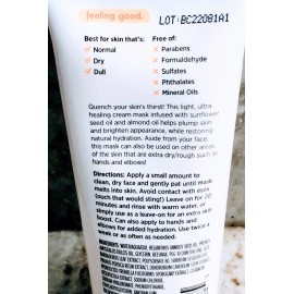 Ultra Freeman Sunglower Seed Oil+Almond Oil Ultra Healing Cream Mask. 3 fl oz/89 ml