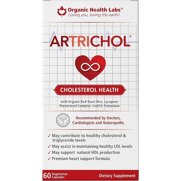 Organic Health Labs ARTRICHOL®- Arteries, Cholesterol & Triglycerides - 60