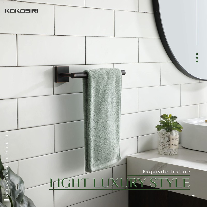 KOKOSIRI Bathroom Towel Bar Hand Towel Holders Wall Mount Toilet