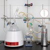 stonylab Glass Vacuum Cold Trap Bubbler with 10mm Serrated Hose,
