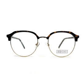 Otis+ Grey OG20207 TO/G Brown gold Womens round Eyeglasses Frames 52-20-140