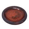Tierra Garden Birdbath for Outdoors - 24"x19" Red Fiber Clay